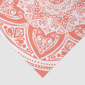 Papier Mousseline Mandala de papaye (Détail)