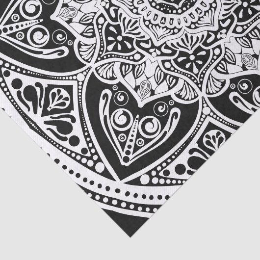 Papier Mousseline Mandala de Raven (Détail)