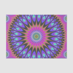 Papier Mousseline Mandala d'étoile