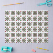 Papier Mousseline Mandala Flocon de Noël (Artisanat)