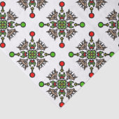 Papier Mousseline Mandala Flocon de Noël (Détail)