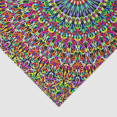 Papier Mousseline Mandala heureux de jardin (Détail)