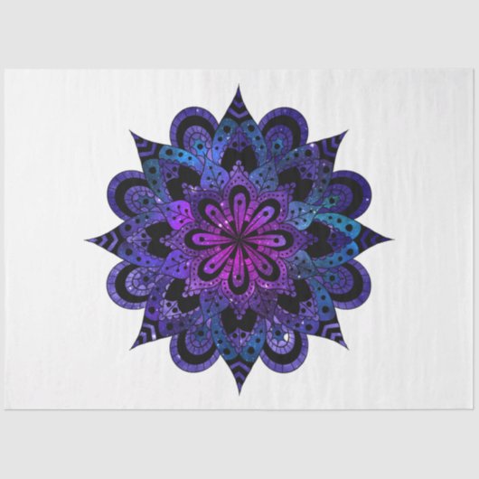 Papier Mousseline Mandala Series Design 1 (Recto)