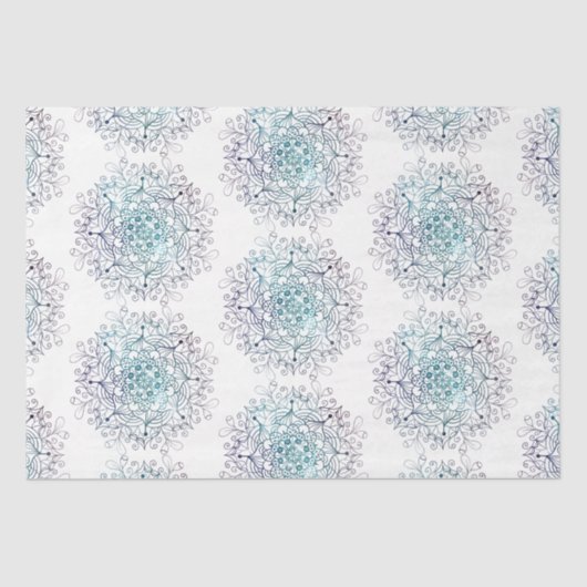 Papier Mousseline Mandala Series Design 16 (Recto)