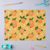 Papier Mousseline Mandarines d'été (Artisanat)