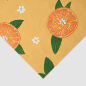 Papier Mousseline Mandarines d'été (Détail)