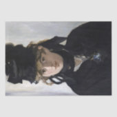 Papier Mousseline Manet - Berthe Morisot with a bouquet of violets (Recto)