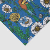 Papier Mousseline Mangeurs d'abeilles sur bleu (Détail)