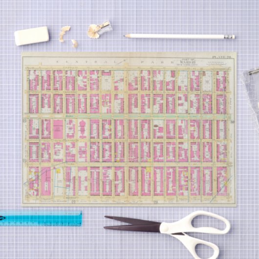 Papier Mousseline Manhattan, New York 3 (Artisanat)