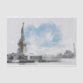 Papier Mousseline Manhattan Nyc Liberty Statue (Recto)
