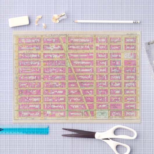 Papier Mousseline Manhatten, New York 7 (Artisanat)