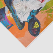 Papier Mousseline Mania de vache1 (Détail)