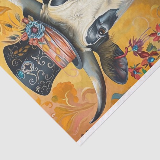 Papier Mousseline Mania de vache16 (Détail)