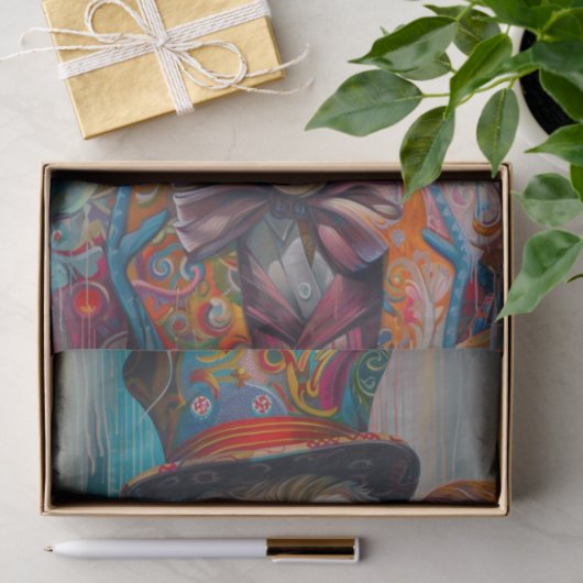 Papier Mousseline Mania de vache2 (Cadeau)