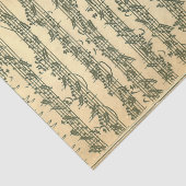 Papier Mousseline Manuscrit de Bach Chaconne pour le violon solo (Détail)