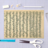 Papier Mousseline Manuscrit de Bach Chaconne pour le violon solo (Artisanat)