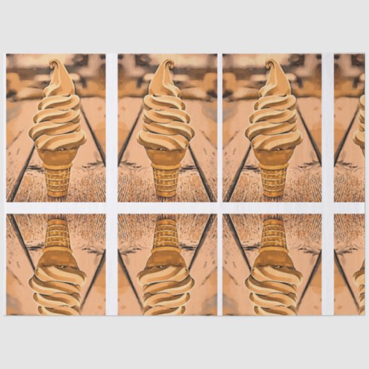 Papier Mousseline Maple Creemee Tissue Paper (Recto)