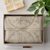Papier Mousseline Mappemonde (Cadeau)