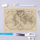 Papier Mousseline Mappemonde (Artisanat)