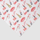 Papier Mousseline Maquillage de petites filles (Design 45 Red Series (Détail)