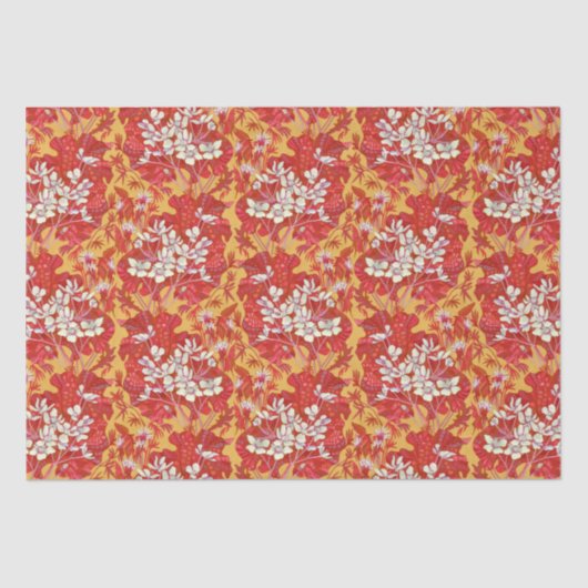 Papier Mousseline Marais Marigold Fleur sauvage Fleurs de tasse à be (Recto)