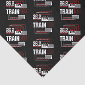 Papier Mousseline Marathon - 26.2 en formation Abstraite (Détail)