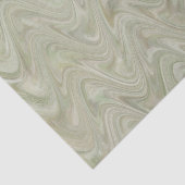 Papier Mousseline Marbling Green Motif (Détail)