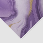 Papier Mousseline Marbre Abstrait de Parties scintillant violet et o (Détail)