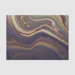 Papier Mousseline Marbre Abstrait et Parties scintillant