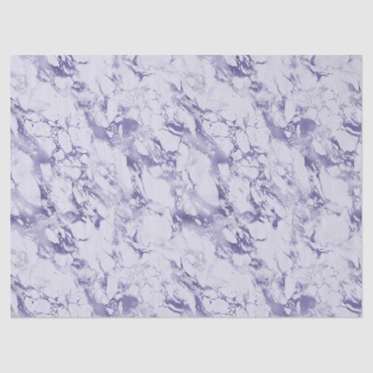 Papier Mousseline Marbre Abstrait violet blanc (Recto)