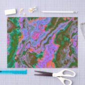 Papier Mousseline Marbre aigre (Artisanat)
