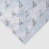 Papier Mousseline Marbre Bleu Cendre Doux (Détail)
