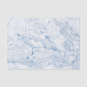 Papier Mousseline Marbre Bleu Haven (Recto)