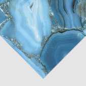 Papier Mousseline Marbre bleu profond (Détail)