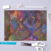 Papier Mousseline Marbre de chalcopyrite de minerai de paon (Artisanat)