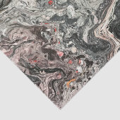 Papier Mousseline Marbre de fluide d'agate (Détail)