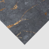 Papier Mousseline Marbre de luxe noir et or texture (Détail)