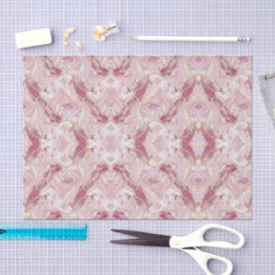 Papier Mousseline Marbre de quartz rose pâle