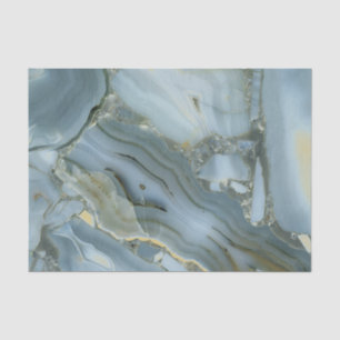 Papier Mousseline Marbre et cristal