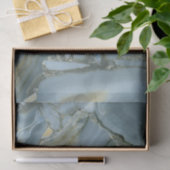 Papier Mousseline Marbre et cristal (Cadeau)