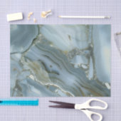 Papier Mousseline Marbre et cristal (Artisanat)