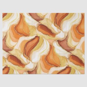 Papier Mousseline Marbre fluide Taupe Or Pierre Abstrait