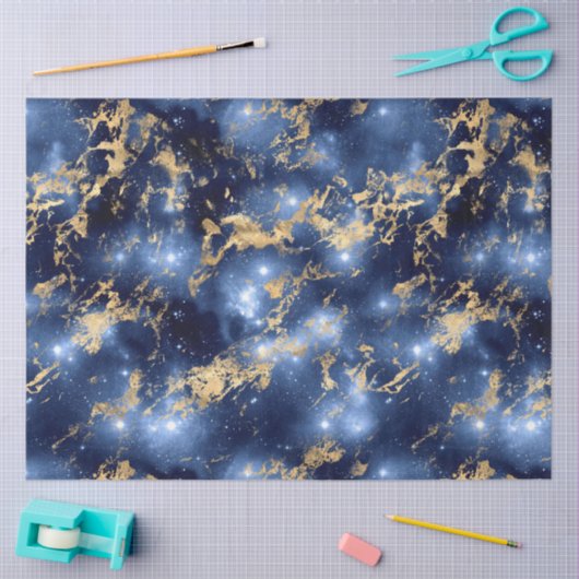 Papier Mousseline Marbre Galaxy Series Design 10 (Artisanat)