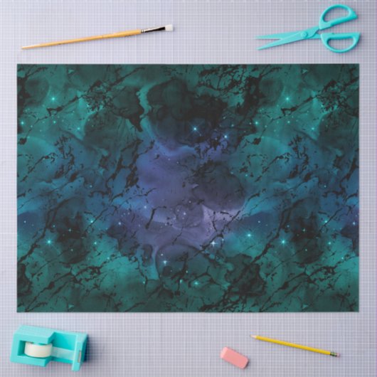 Papier Mousseline Marbre Galaxy Series Design 16 (Artisanat)