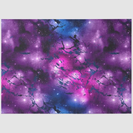 Papier Mousseline Marbre Galaxy Series Design 8 (Recto)