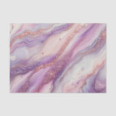 Papier Mousseline Marbre moderne violet lavande avec veines de Parti (Recto)
