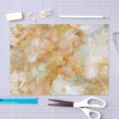 Papier Mousseline Marbre ondulé par or de Falln (Artisanat)