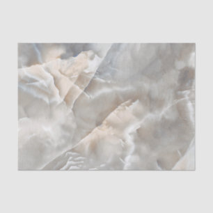 Papier Mousseline Marbre or et gris