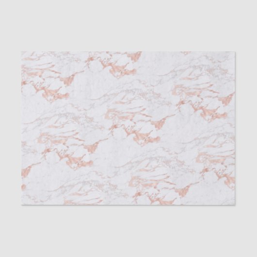 Papier Mousseline Marbre or Rose tendance (Recto)