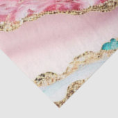 Papier Mousseline Marbre rose clair Agate Collection populaire (Détail)